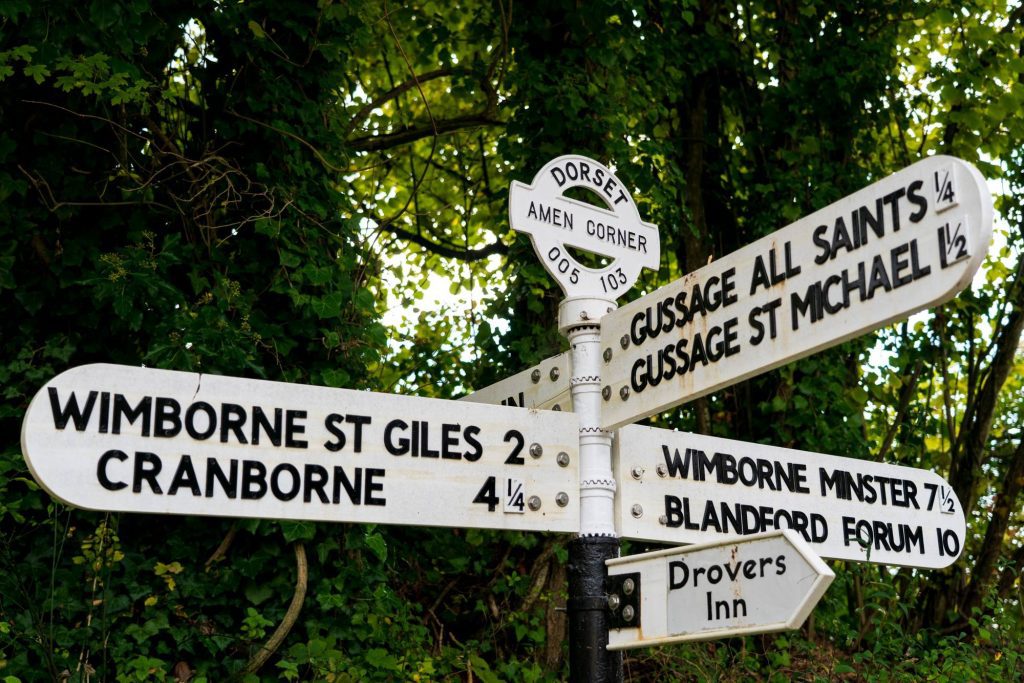 Roadsign in Dorset